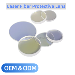 Silice fondue 1064 mm pour lentilles de soudage propre et laser avec lentille de soudage de haute qualité Nouvelle série 34*5 mm Lentille de protection laser - Product Image 6