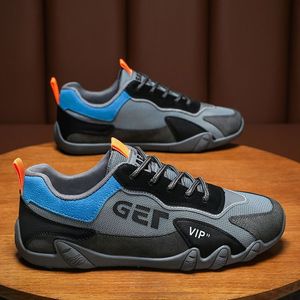 Baskets de sport blanches tendance pour hommes, respirantes en toile, chaussures de travail d'été avec doublure en maille, style coréen, polyvalentes, protection du travail - Product Image 4