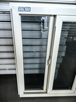 Fenêtres coulissantes en vinyle UPVC de style américain les plus populaires, résistantes aux ouragans, à double vitrage, fenêtres coulissantes en vinyle NFRC PVC