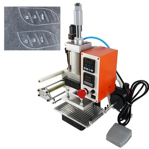 Hot Foil Stamping Machine with <b>Paper</b> Collection Pneumatic Machine Leather Plastic PVC Logo Embossing Press Equipment - Product Image 1