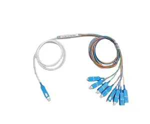 FTTH Lô FTTx Sợi Quang PVC Plc Splitter 1X8 1X16 PLC Splitter