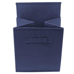 Venta al por mayor de cajas organizadoras cuadradas de <span class=keywords><strong>tela</strong></span> plegables con asa de la fábrica de Guangzhou para almacenamiento y uso <span class=keywords><strong>en</strong></span> contenedores - Product Image 2
