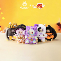 LO KIKI Trick and Treat Series Boîte aveugle Jouets en peluche pour garçons et filles Cadeaux d'Halloween POP MRAT Boîte mystère