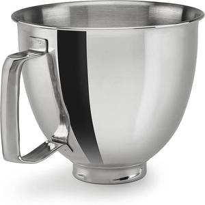 Convient pour le bol mélangeur en acier inoxydable KitchenAid, accessoires pour robot culinaire Kasanyi, K5THSBP, adapté aux 5QT avec poignée - Product Image 1