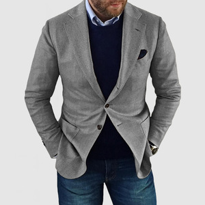 <span class=keywords><strong>Blazer</strong></span> da <span class=keywords><strong>Uomo</strong></span> 2025 Casual <span class=keywords><strong>Oversize</strong></span> Slim Fit, Giacca da <span class=keywords><strong>Uomo</strong></span> alla Moda per Feste e Matrimoni - Product Image 3