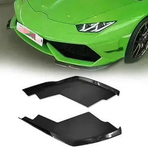 Spoiler laterale paraurti anteriore in vera fibra di carbonio per Lamborghini Huracan LP600 LP610 2014-2017