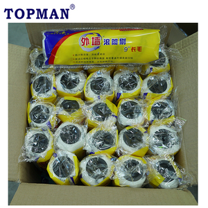 Qixi Chất Lượng Cao <span class=keywords><strong>Acrylic</strong></span> Dài Đống Bên Ngoài Xây Sơn Con Lăn Cho Sơn Tường Thô Và Trần Nhà 9 Inch Sơn Con Lăn - Product Image 4