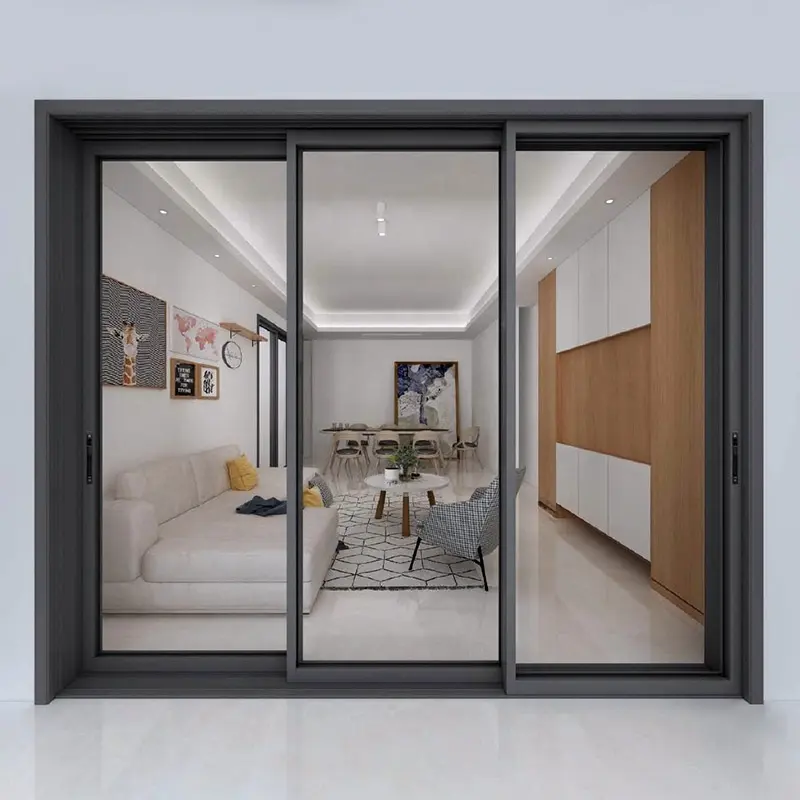 Hurricane Impact Thermal Break Sliding Patio Doors Exterior Aluminum Lift Sliding Door Aluminium Sliding Glass Doors