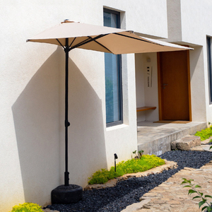 Vente en gros <span class=keywords><strong>parasol</strong></span> d'extérieur <span class=keywords><strong>demi</strong></span>-rond <span class=keywords><strong>parasol</strong></span> de jardin bistro mur <span class=keywords><strong>balcon</strong></span> <span class=keywords><strong>parasol</strong></span> - Product Image 3