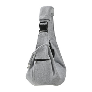Foldable Crossbody Pet <b>Backpack</b> Dedicated Phone Pocket Lightweight Ventilated Design for <b>Cats</b> Dogs Zipper Closure Solid Pattern - Product Image 3