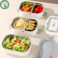 Boîte à bento japonaise de qualité parfaite en acier inoxydable boîte à lunch chauffante pour restaurants