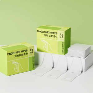 Lingettes souples pour animaux de compagnie pour chien et chat nettoyage des dents soins bucco-dentaires haleine fraîche formule douce sans rinçage - Product Image 1