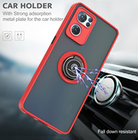 Coque pour OPPO Reno 16 Pro 16F 16FS 16C 15F 15 FS 15 Pro Max 15C 14 13 5G, étui translucide avec anneau magnétique pour téléphone