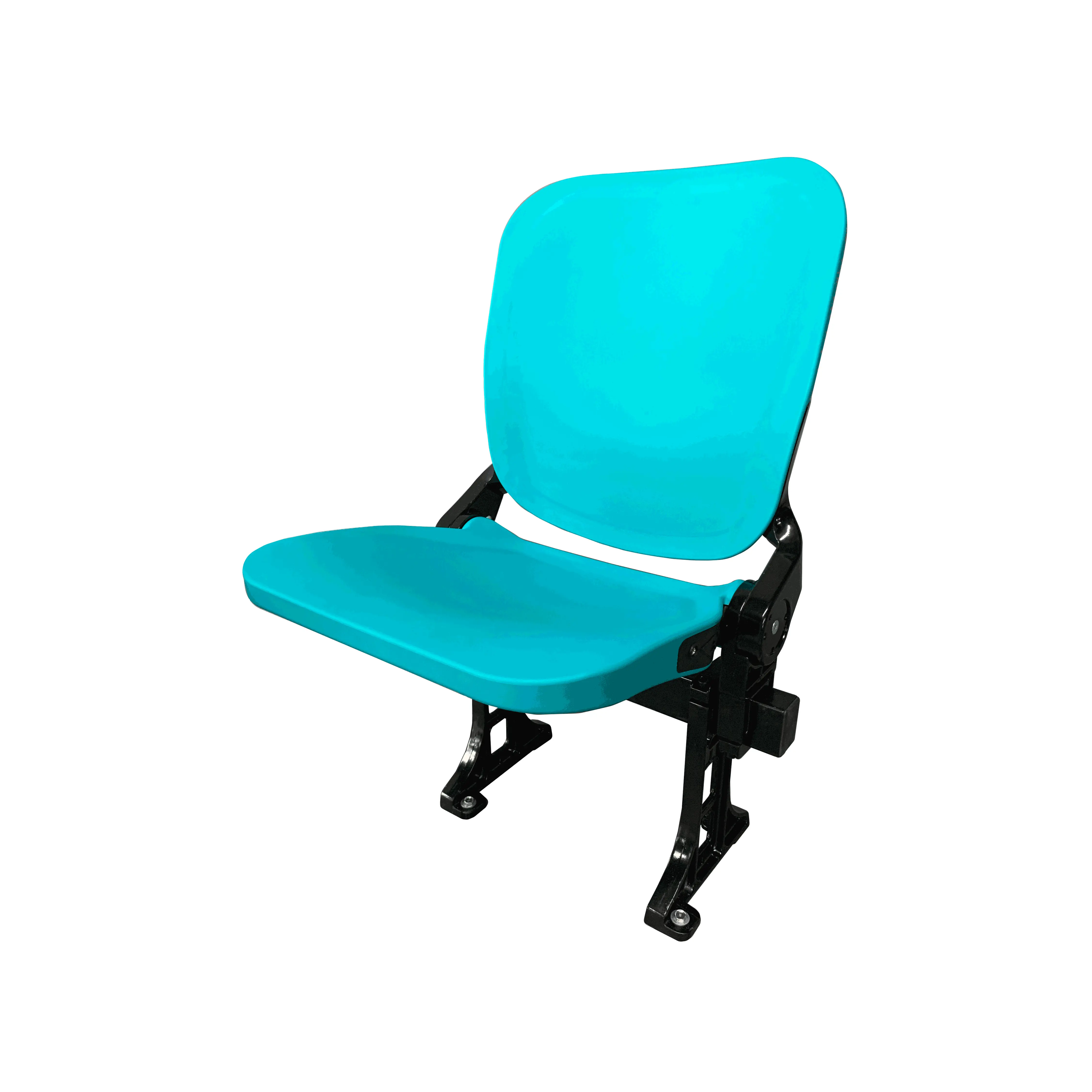 Tip up-asiento plegable de plástico PP de inyección asistida por gas, asiento acolchado de lujo para rezar, para gradas