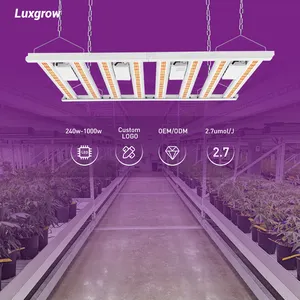 ETL DLC ahorro de energía alto umol regulable Grow System Led Light grow lámpara de planta para hidroponía hierba siembra flor