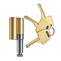 Cylindre de remplacement en laiton pour cadenas et serrures de porte, avec 3 clés – Fourniture de réparation de serrures
