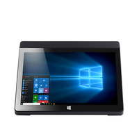 Original Mini PC All-In-One 10 \ "Pantalla táctil de escritorio con Win 10 Home F2 Intel Quad Core POS WIFI Box TV para entretenimiento