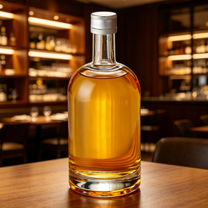 Bouteille en verre dépoli transparent vide de 100 ml, 200 ml, 375 ml, 500 ml, 750 ml, 1000 ml pour Vodka, Liqueur, Vin, Whisky, Brandy, Tequila, Spiritueux Artisanaux - Product Image 3