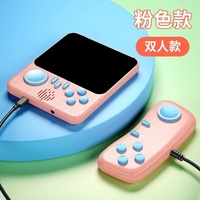 Cadeaux populaires : Console de jeu portable G7 rétro avec 666 jeux, écran 3,5 pouces, connexion TV, pour deux joueurs