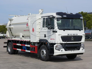 Camion à vide lourd Sinotruk HOWO 4x2 6 roues 10-15m³ avec pompe Moro ou Jurop, forte aspiration pour le transport de boues et d'eaux usées - Product Image 4
