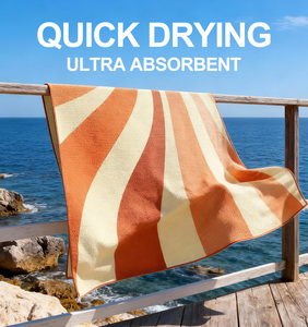 Bán Buôn 100% Bông Nhỏ <span class=keywords><strong>Moq</strong></span> Mềm Cảm Thấy Chất Lượng Cao Khuyến Mại Lưu Niệm Tùy Chỉnh In Kỹ Thuật Số Bông Velour Bãi Biển Khăn - Product Image 2