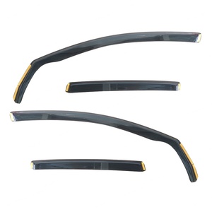 Déflecteurs de vent intérieurs pour VOLKSWAGEN VW GOLF 5 2004, pare-pluie encastrés, visières de fenêtre, coupe-vent intégrés - Product Image 3