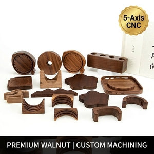Artesanías de madera CNC, cajas de madera, letreros de pared, bolas aromáticas creativas, madera de nogal negro, fresado CNC, artesanía en madera, regalo empresarial - Product Image 1