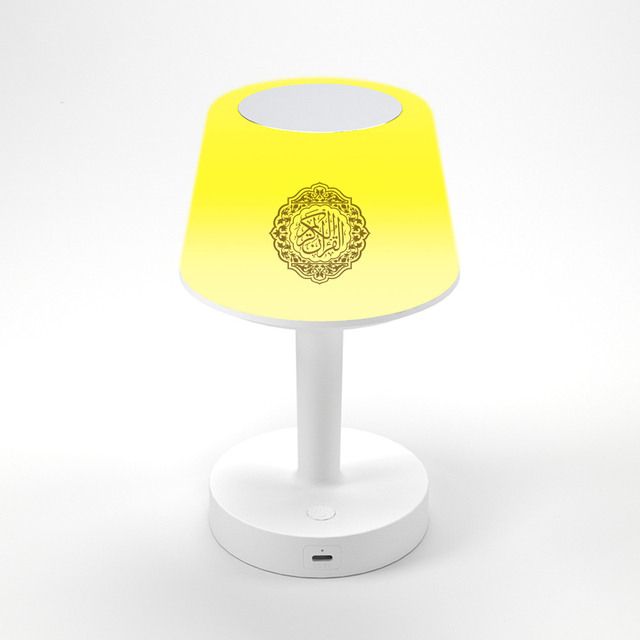 Islamic Believer Payer Quran Players Table Lamp Speaker Wholesale Azan Time Clock Muslin Gifts Ramadan Speaker