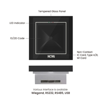 AC8031 Ethernet TCP Módulo lector de tarjetas inteligentes 13,56 MHz RFID y NFC Sistema de control de acceso para KIOSK VENDING