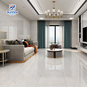 80x80 60x60 <span class=keywords><strong>60</strong></span> 60x120cm di Carrara bianco grigio marmo bianco lucido da soggiorno piastrelle per pavimento quadrato in ceramica - Product Image 6