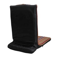 Chaise de sol pliable réglable pour adultes, avec support dorsal, rembourrée en tissu saoudien, pour méditation, utilisation intérieure et extérieure