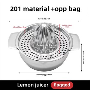 Multifunctional Sustainable Stainless Steel Manual Juicer Hand Press Fruit Vegetable Juice Squeezer Oven Safe Portable Simple - Product Image 6