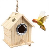 Nichoir d'incubation pour perroquets en bois de pin massif, fournitures pour la reproduction et le réchauffement des oiseaux