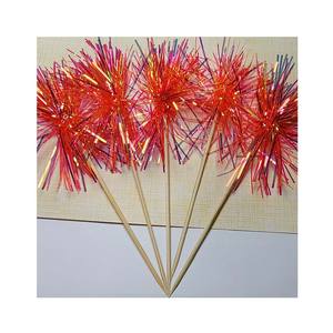 5 Pezzi Bastoncini Decorativi per Dolci in Legno Colorato, Segnaposto per Dessert, Decorazioni per Torte, Mescolatori per Cocktail, Accessori per Feste - Product Image 3