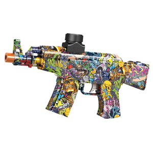 Điện Tốc Độ Cao Tự Động M416 Thiết Kế <span class=keywords><strong>AK47</strong></span> Phong Cách Mềm Pha Lê Bullet Graffiti Ngoài Trời Chơi Mô Hình Đồ Chơi Súng - Product Image 5