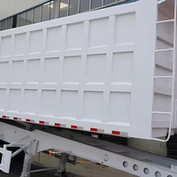 Semi-remorque à plateau en acier Huiteng à 3 essieux, 40 pieds, 40 tonnes, 12R22.5, service OEM, qualité fiable, Shandong, pour le transport de conteneurs