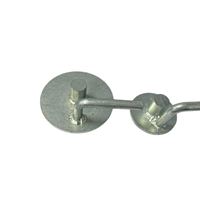Anneau de levage encastré en plaque ronde soudée, point de levage de type L pour composants préfabriqués en PC