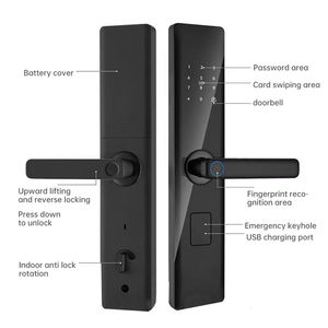 Elock es272f דלת פליז אוטומטית 6068 דלת פליז אוטומטית אפליקציה חכמה מנעולים חכם מחיר המפעל מציע ערך רב - Product Image 1