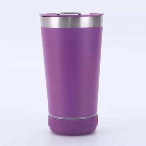 <b>Double</b> <b>Wall</b> Stainless Steel Coffee Mug With Custom Color and Logo, Bluetooth-Enabled Gift Bottle - Product Image 4