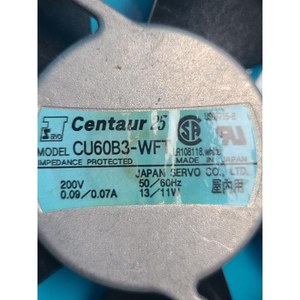 SERVO CU60B3-WFT de JAPÓN, Usado, en Estado Actual, Piezas de Equipos de Semiconductores Legados - Product Image 6