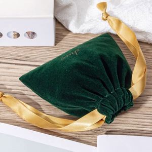Sac à poussière en velours personnalisable avec cordon de serrage, emballage textile haut de gamme pour usage industriel et cadeaux - Product Image 2