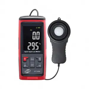 GT1050 High Accuracy Led Lux Meter Photography Digital Light Meter 100000 Lux Manual Auto Range Split Type