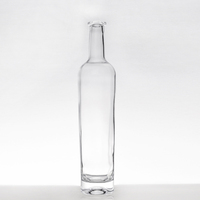 Bouteille de vodka en verre Super Flint 700 ml 750 ml 70 cl pour bar, bouteille de tequila, whisky, brandy 700 ml