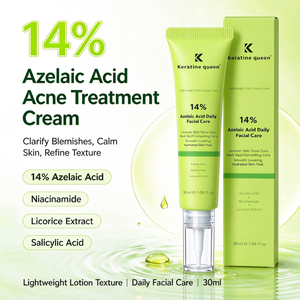 Crème Réparatrice Apaisante Rapide Contre l'Acné 14% Acide Azélaïque Estompe les Cicatrices d'Acné et les Taches Brunes Post-Acné Douce pour Peaux Sensibles Vente en Gros OEM - Product Image 1