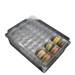 Özel temizle PET plastik macarons ambalaj kutusu macaroons paketi blister ambalaj tepsi - Product Image 3