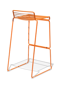 Stylish Metal Bar <b>Stool</b> Versatile Durable Design Iron Wire Relaxation Chair with Powder Coat for Home Office or Warehouse Use - Product Image 3