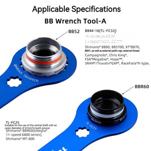 TOOPRE <span class=keywords><strong>MT800</strong></span> MT9100 XDR DA <span class=keywords><strong>BB</strong></span> calibre de ciclismo multifunción 44mm 46mm 16 24 BBR60 soporte de herramienta de reparación de llave - Product Image 2