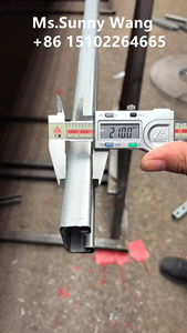 Acero en forma de <span class=keywords><strong>C</strong></span>-Purlin-Soporte fotovoltaico solar 41*41mm Zinc Aluminio Magnesio Estructura de acero Perfiles - Product Image 5