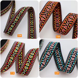 Ruban Jacquard en Polyester/Coton de 25 mm de Largeur, Style National, pour Vêtements, Chaussures, Chapeaux, Accessoires Textiles de Maison - Product Image 5