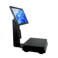 Báscula de Pesaje con Pantalla Táctil Capacitiva para Punto de Venta, Pantalla Doble, PC con Windows/Android, Wi-Fi 6, Memoria de 4GB/8GB/16GB, SSD de 32G/64G/128G